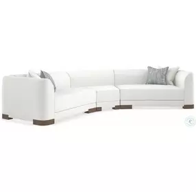 Lounge Around White Performance Fabric Sectional