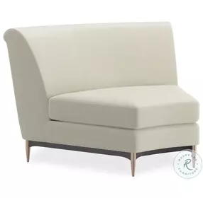 Three Company Cream Velvet Wedge