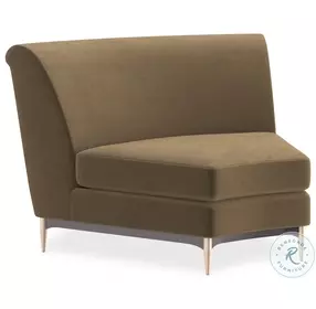 Three Company Brown Velvet Wedge