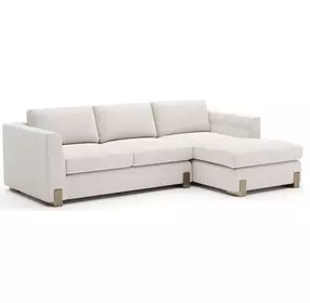 Counter Balance Birch 2 Piece Small Modular Sectional with RAF Chaise