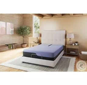 Bridgevine Home Blue 12" Flex Head Hybrid 5 Layer Latex Foam And Coil Adult King Mattress