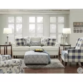 The Catalina Linen Yucatan Indigo Chair