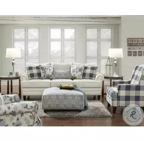 Catalina Khaki Linen Chair and A Half