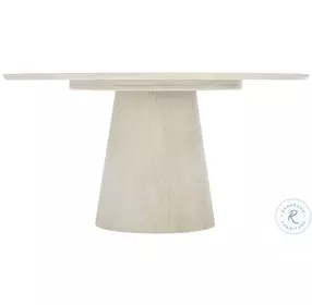 Alexa Beige and Tan 60" Round Dining Table