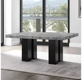 Camila Gray 70" Rectangular Dining Table