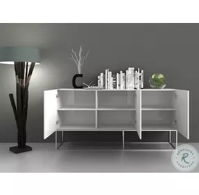 Vizzione Off White Buffet