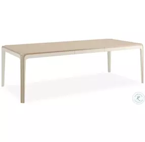 Room For More Moonstone And Almond Milk Extendable Dining Table