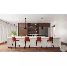 Alibi Brown Counter Height Stool Set Of 2