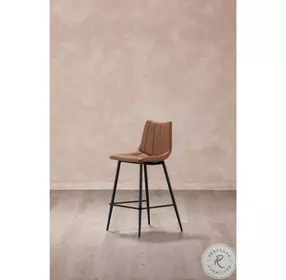 Alibi Tan Bar Stool Set of 2