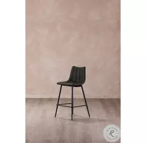 Alibi Dark Green Bar Stool Set of 2