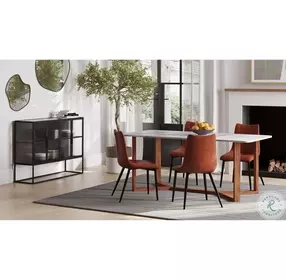 Alibi Brown Dining Chair Set Of 2