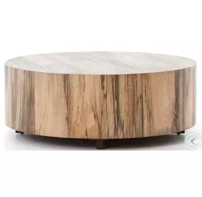 Hudson Spalted Primavera Round Occassional Table Set