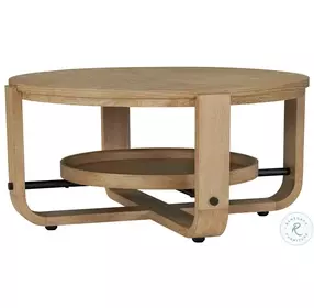 Escape Glazed Natural Oak Occasional Table Set