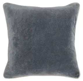 Heirloom Velvet Stone Gray 18 x 18" Accent Pillow Set of 2