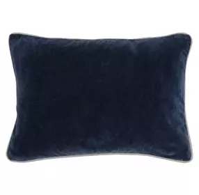 Heirloom Velvet Navy Rectangular Accent Pillow Set of 2