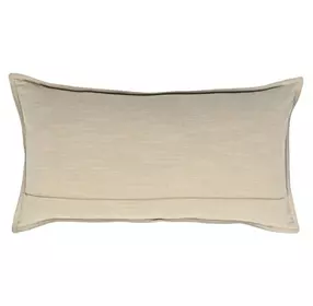 Soco Leather Parsons Cocoa Rectangular Accent Pillow Set of 2
