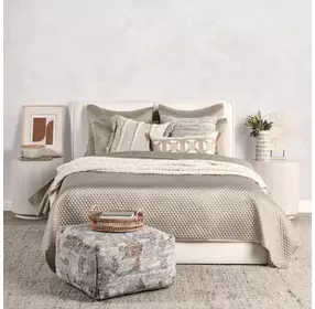 Diamond Pebble King Sham
