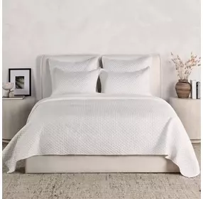 Diamond White King Sham