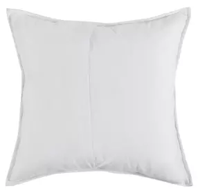 Carly White Euro Sham with Silvadur Tech