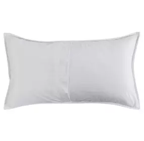 Carly White King Sham with Silvadur Tech