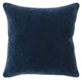 Heirloom Velvet Navy 22 x 22" Accent Pillow Set of 2