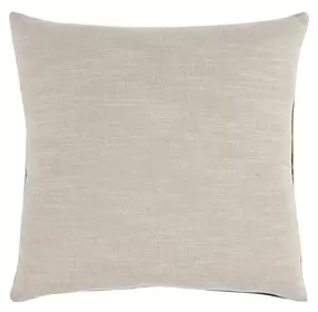Gratitude Navy Blue Square Accent Pillow Set of 2