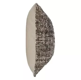 Villa Classics Porter Black and Ivory Square Accent Pillow Set of 2