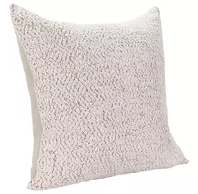 Villa Classics Maris Ivory and Natural Square Accent Pillow Set of 2