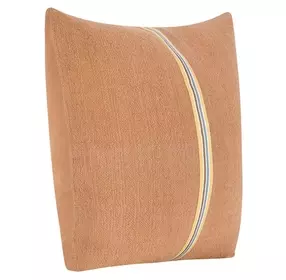 Boardwalk Rowland Hazel and Yellow Square Accent Pillow Set of 2