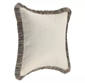 Radiant Oasis Nola Natural and Black Square Accent Pillow Set of 2