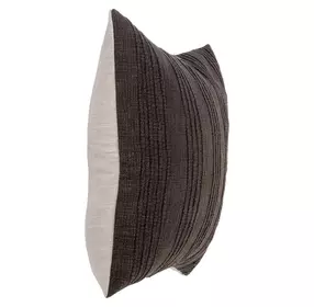 Gratitude Ganache Brown Square Accent Pillow Set of 2