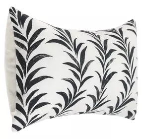 Radiant Oasis Alula Black and White Rectangular Accent Pillow Set of 2