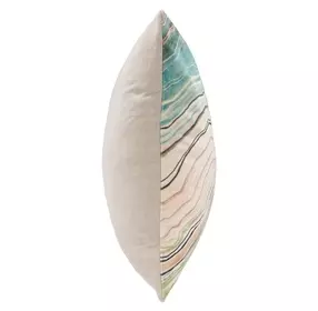 Equilibrium Zircon Mint and Green Square Accent Pillow Set of 2