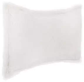 Novel Estate Taiga Faux Fur Ivory Rectangular Accent Pillow Set of 2