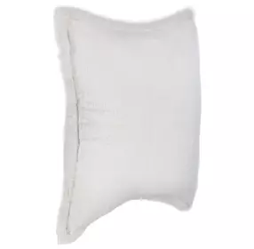 Novel Estate Taiga Faux Fur Ivory Square Accent Pillow Set of 2