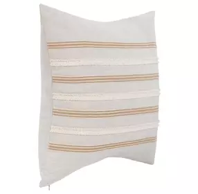 Novel Estate Lyndhurst Natural and Beige Square Accent Pillow Set of 2