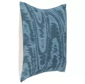 Novel Estate Hildene Chambray Blue Square Accent Pillow Set of 2