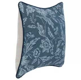 Novel Estate Davenport Denim Blue Square Accent Pillow Set of 2