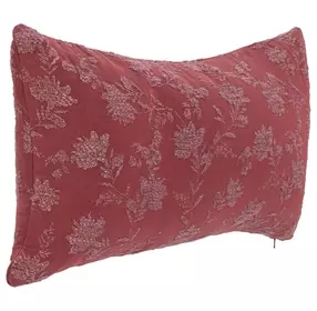 Novel Estate Rosecliff Burgundy Red Rectangular Accent Pillow Set of 2