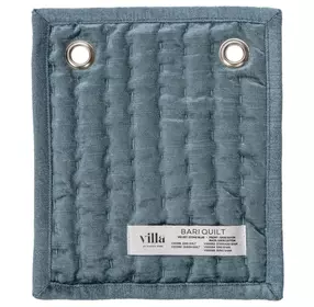 Bari Velvet Stone Blue Swatch Quilt
