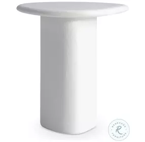 Fresco Chalky White Side Table