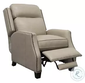 Van Buren Shoreham Cream Leather Recliner