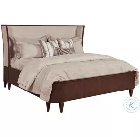 Pinnacle Westhaven Warm Brown Tourmaline Upholstered Panel Bedroom Set