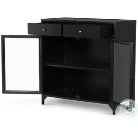 Shadow Box Black Small Cabinet