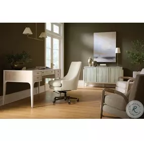 Hera Almond White Brown Gray And Purple Credenza