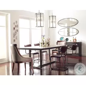 Suki Burnished Black Console Table