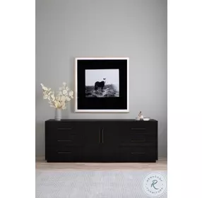 Suki Burnished Black Large TV Stand