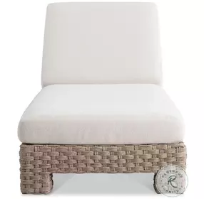 Trieste Pampas And Cream Outdoor Chaise