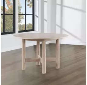 Gabby Light Brown 48" Round Dining Table