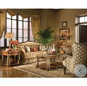 Villa Valencia Classic Chestnut Chairside Table